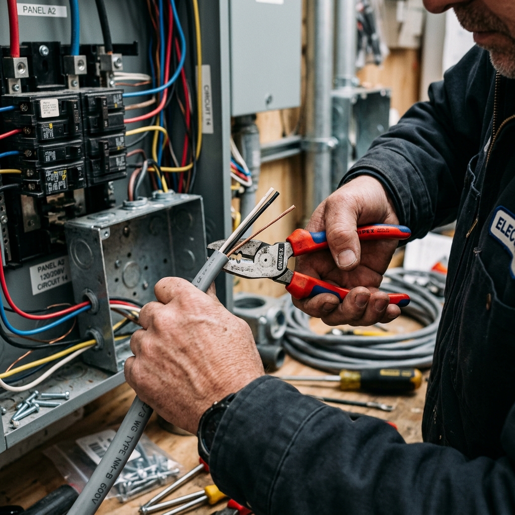 Dépannage d'urgence sur tableau électrique