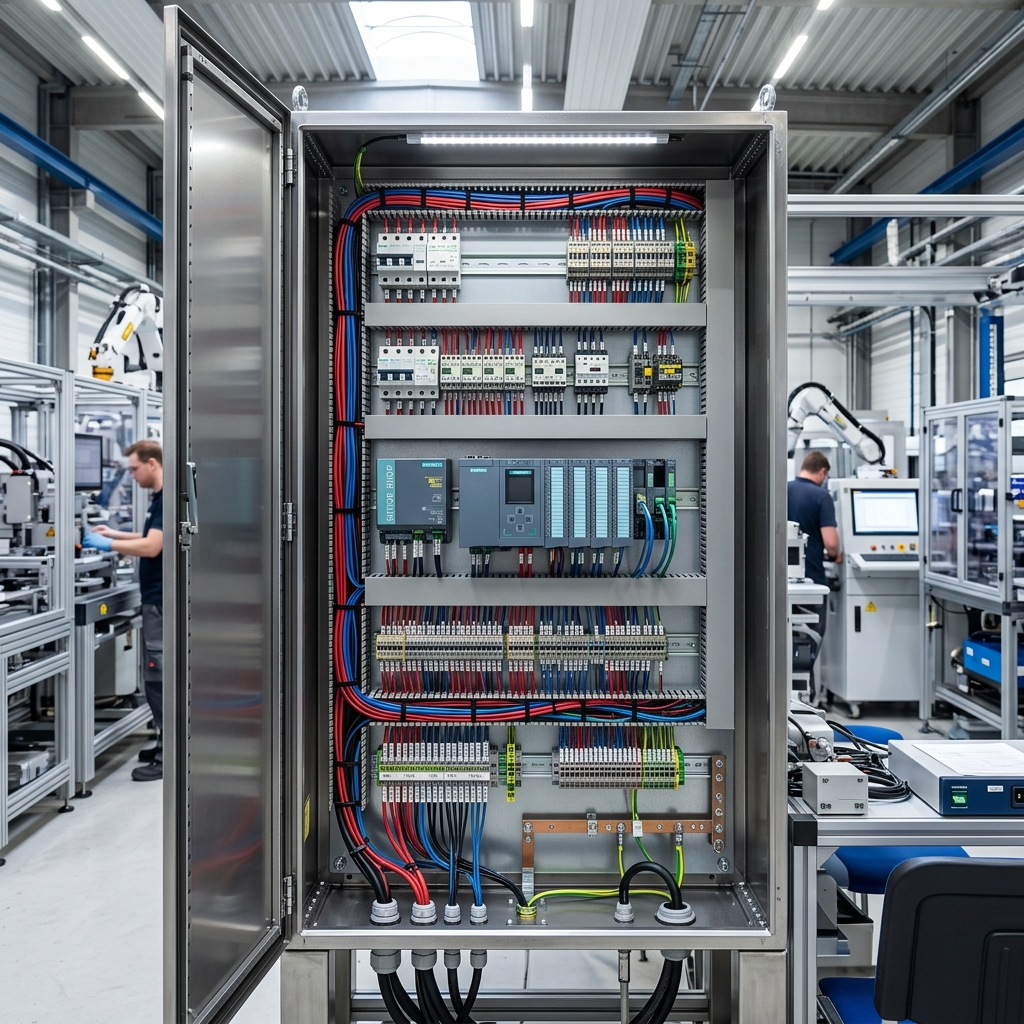 Armoire de contrôle électrique industrielle